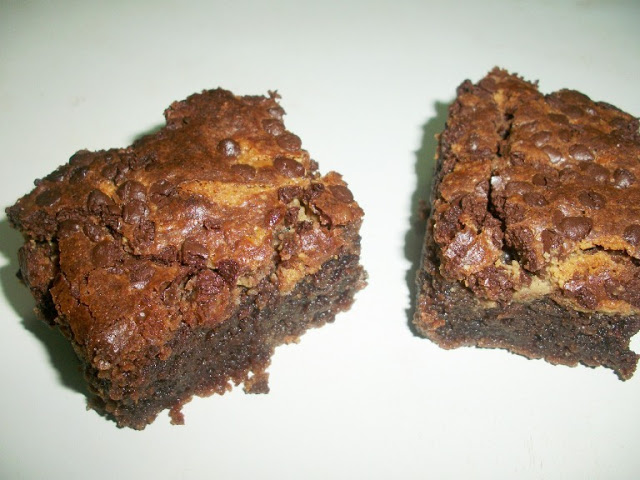 Chocolate Peanut Butter Swirl Brownies Yummy Tummy