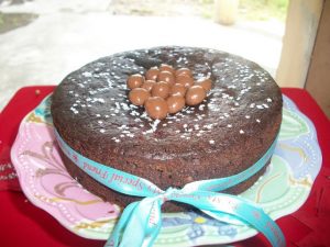 Dark Chocolate Fruitcake