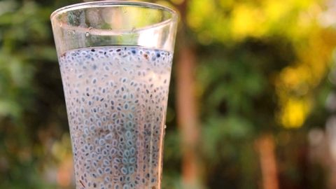 Sweet Basil Seed Drink Recipe