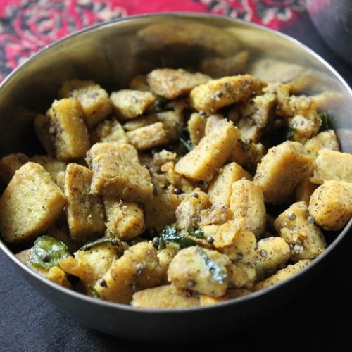 Yam Poriyal Recipe