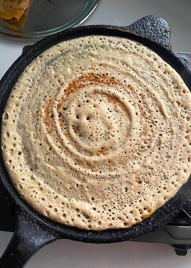 Kambu Dosa Recipe   Bajra Dosa Recipe - 89