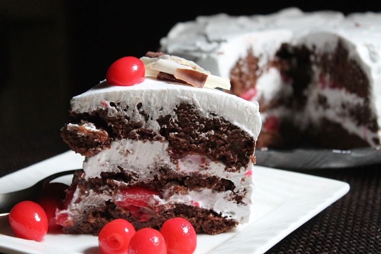 Eggless Black Forest Cake Recipe - 84