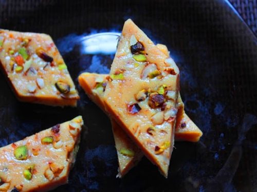 Easy Khoya Burfi Recipe