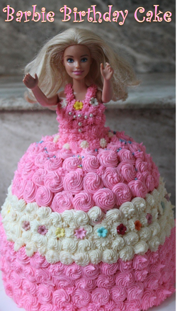 Pink Barbie Doll Cake Online Delivery In Noida | The Cake King