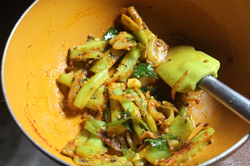 Ridge Gourd Curry Recipe   Peerkangai Curry Recipe - 56