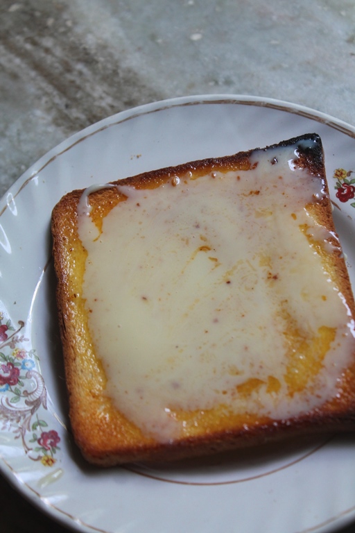 Condensed Milk Toast Recipe - Butter Toast with Condensed Milk - Yummy ...