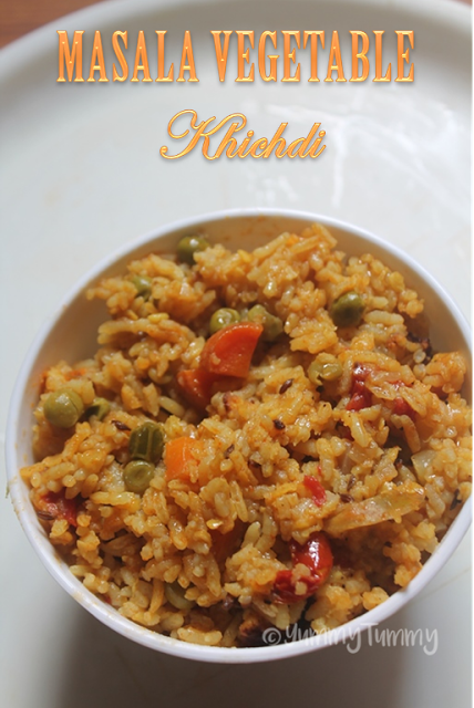 Masala Vegetable Khichdi Recipe - Yummy Tummy