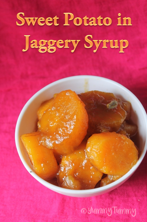 Sweet Potato Jaggery Syrup Recipe Vrat Recipes