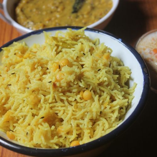 Chana Dal Pulao Recipe - Chana Dal Rice Recipe