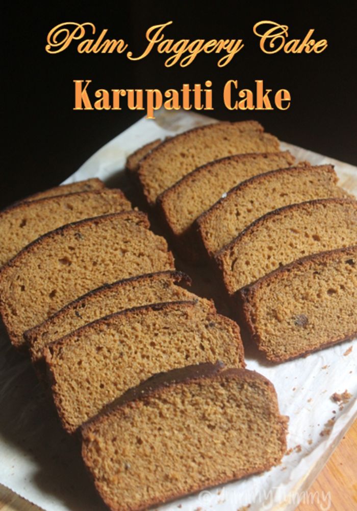 slices of karupatti cake