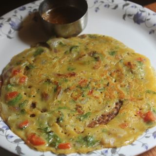 Spicy Wheat Flour Pancakes Recipe   Gavhache dhirde Recipe - 30