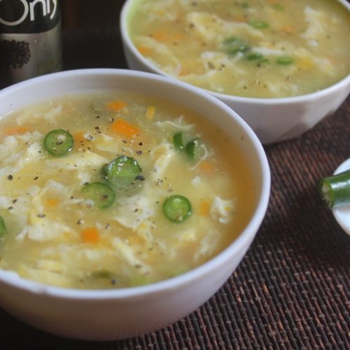 Chinese Sweet Corn Soup - The Big Sweet Tooth