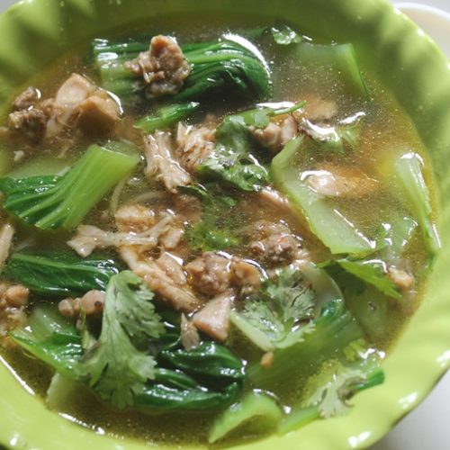 Bok Choy & Chicken Noodles Soup Recipe - Bok Choy Soup Recipe