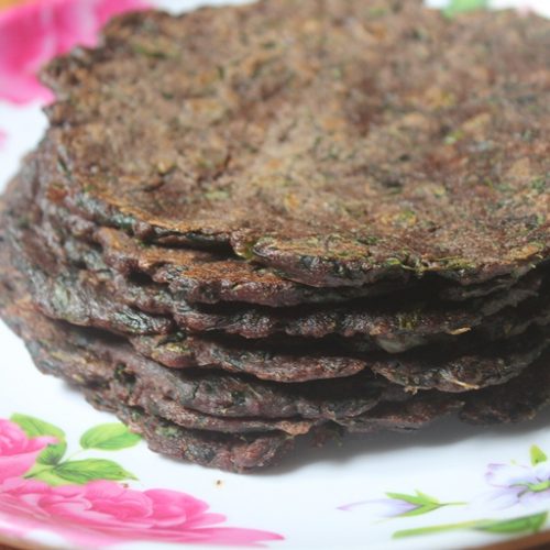 Ragi Drumstick Leaves Adai Recipe - Finger Millet Adai Recipe