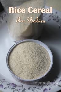 Rice Porridge Powder for Babies - Rice Cereal Mix for Babies