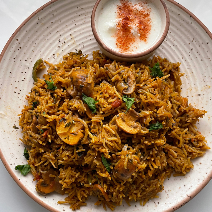 Mushroom Biryani Recipe AlJazeera