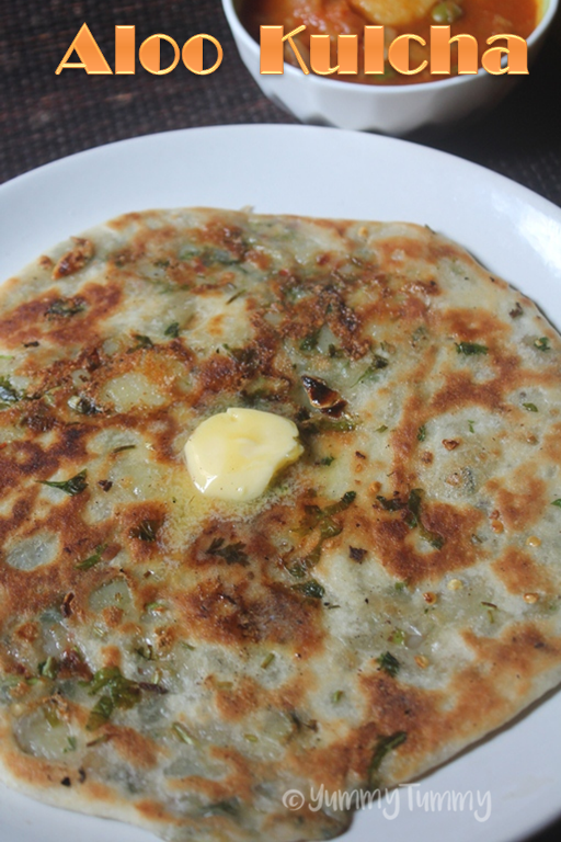 Aloo Kulcha with butter