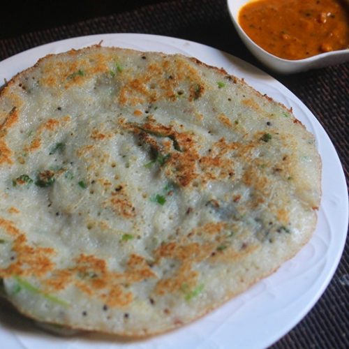 Sooji Vermicelli Uthappam Recipe - Semiya Uthappam Recipe