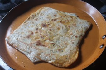 Kara Chapati Recipe - Easy Spicy Paratha Recipe