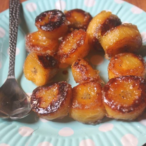 Pan-fried Cinnamon Bananas Recipe 