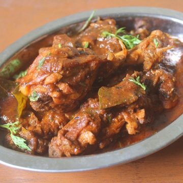 Manchatti Chicken Masala Recipe - Kozhi Masala Recipe