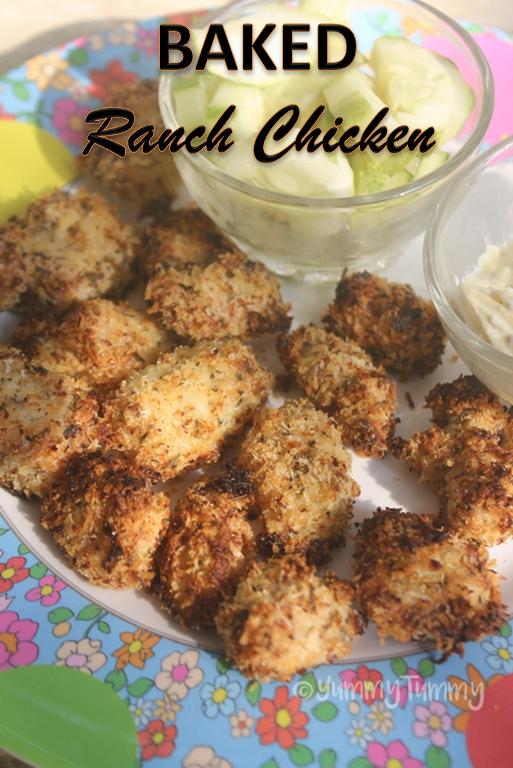 Baked Ranch Chicken Recipe - Crispy Ranch Chicken