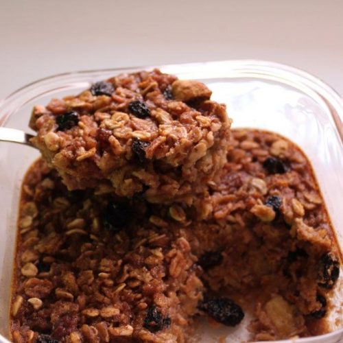 Baked Oatmeal Recipe - Baked Breakfast Granola Recipe