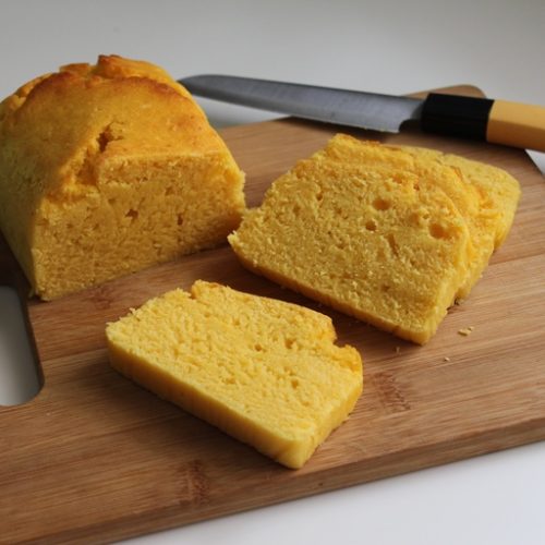 Egg Free Custard Powder Snack Cake | My Diverse Kitchen - A Vegetarian Blog