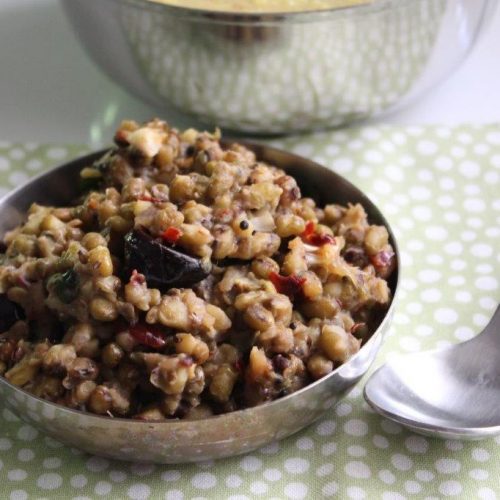 Cherupayar Ularthiyathu - Green Gram Stir Fry - Yummy Tummy