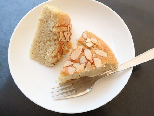 Delicious Almond Cake with Rhubarb Compote (and one more College  Graduation) - Marilena's Kitchen