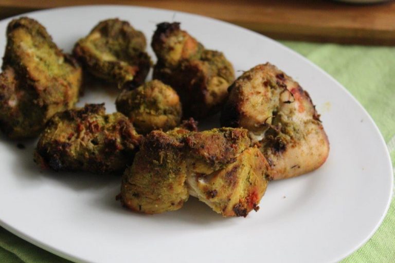 Hariyali Chicken Kabab Recipe Green Chicken Kabab Yummy Tummy