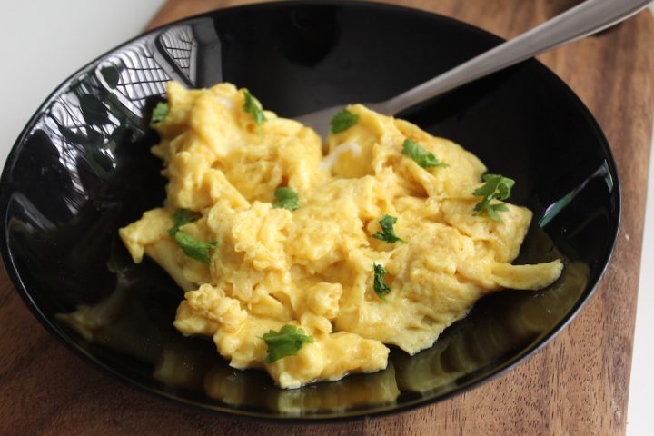 Magic 15-Seconds Creamy Scrambled Eggs Recipe