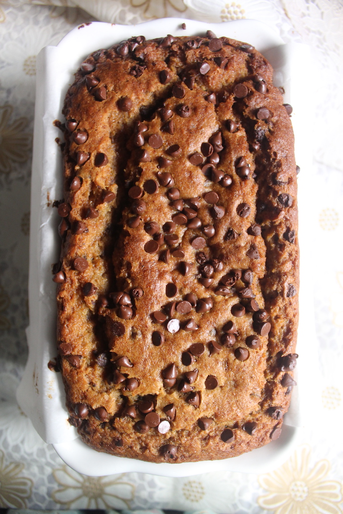 Chocolate Chip Banana Bread Recipe  Whole Wheat  - 83