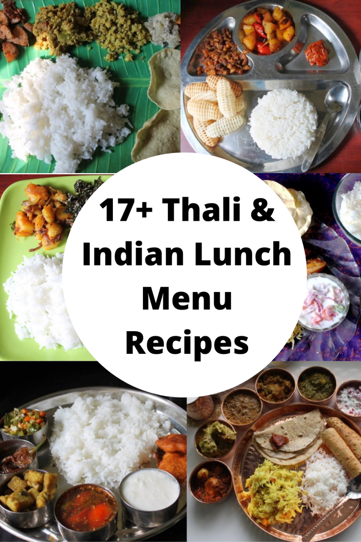 Indian Lunch Menu Recipes | Indian Thali Recipes
