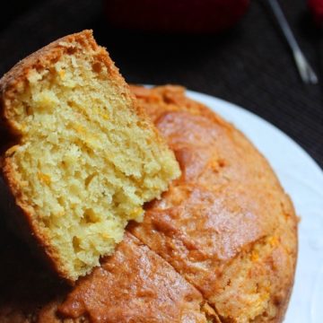 Eggless Orange Cake Recipe - 56