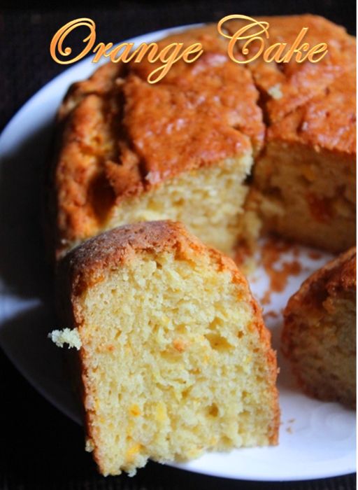 Eggless Orange Cake Recipe - 44