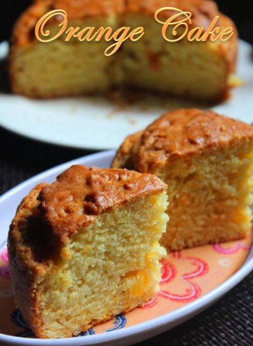 Eggless Orange Cake Recipe - 70