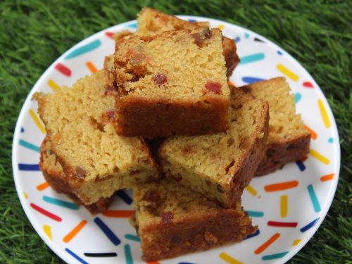 Eggless Wheat Carrot Cake with Jaggery-Cake&Bakes-Easycooktips