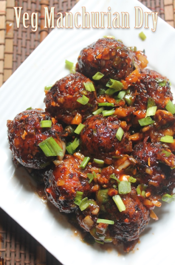 Veg Manchurian | Veg Manchurian Dry & Gravy Recipe