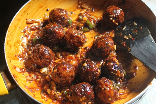 Veg Manchurian   Veg Manchurian Dry   Gravy Recipe - 89