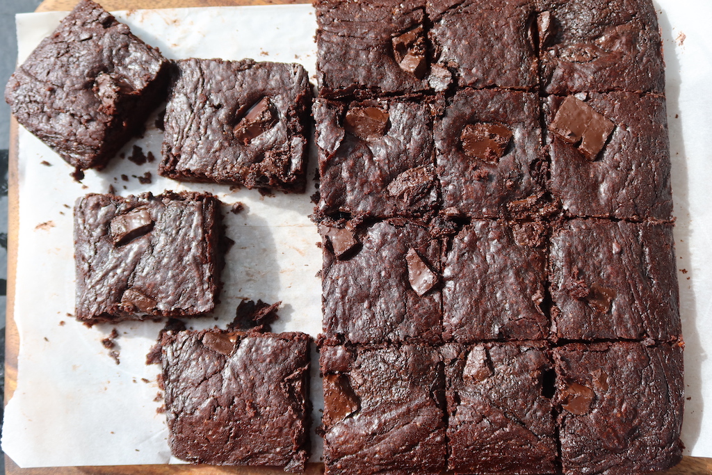 eggless chocolate brownie