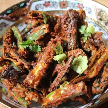 Kurkuri Bhindi Recipe   Crispy Bhindi Recipe - 22