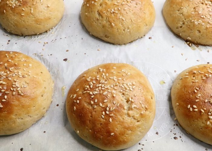 Whole Wheat Burger Buns Recipe   Wheat Buns Recipe - 65