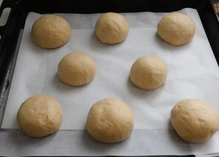 Whole Wheat Burger Buns Recipe   Wheat Buns Recipe - 5