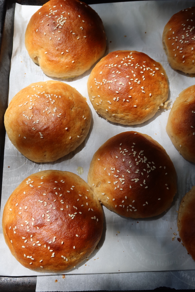 Whole Wheat Burger Buns Recipe   Wheat Buns Recipe - 17