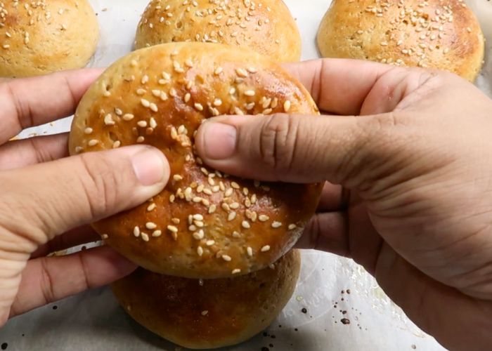 Whole Wheat Burger Buns Recipe   Wheat Buns Recipe - 24